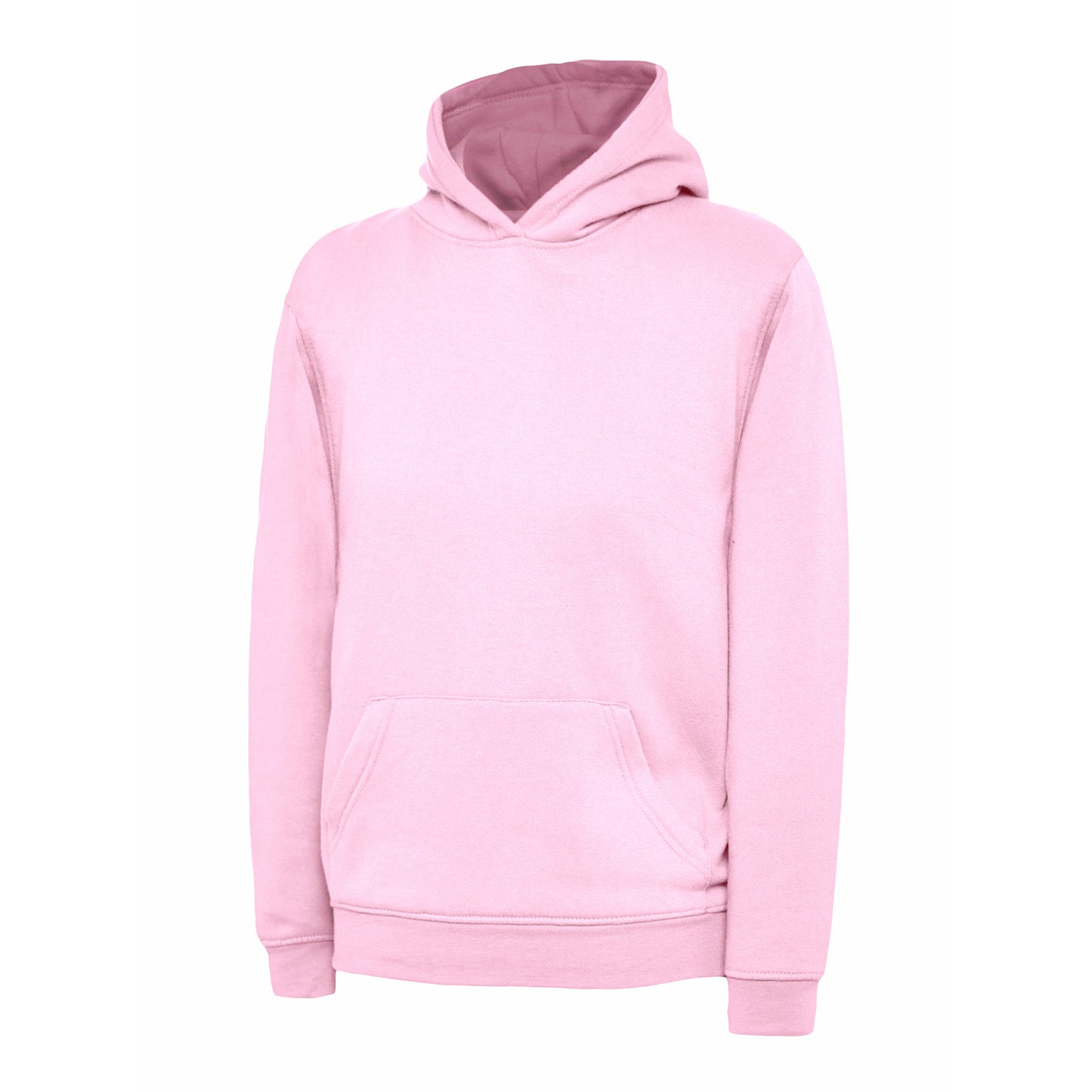 Hoodie - Age 3 - 13 - Plain - Pink