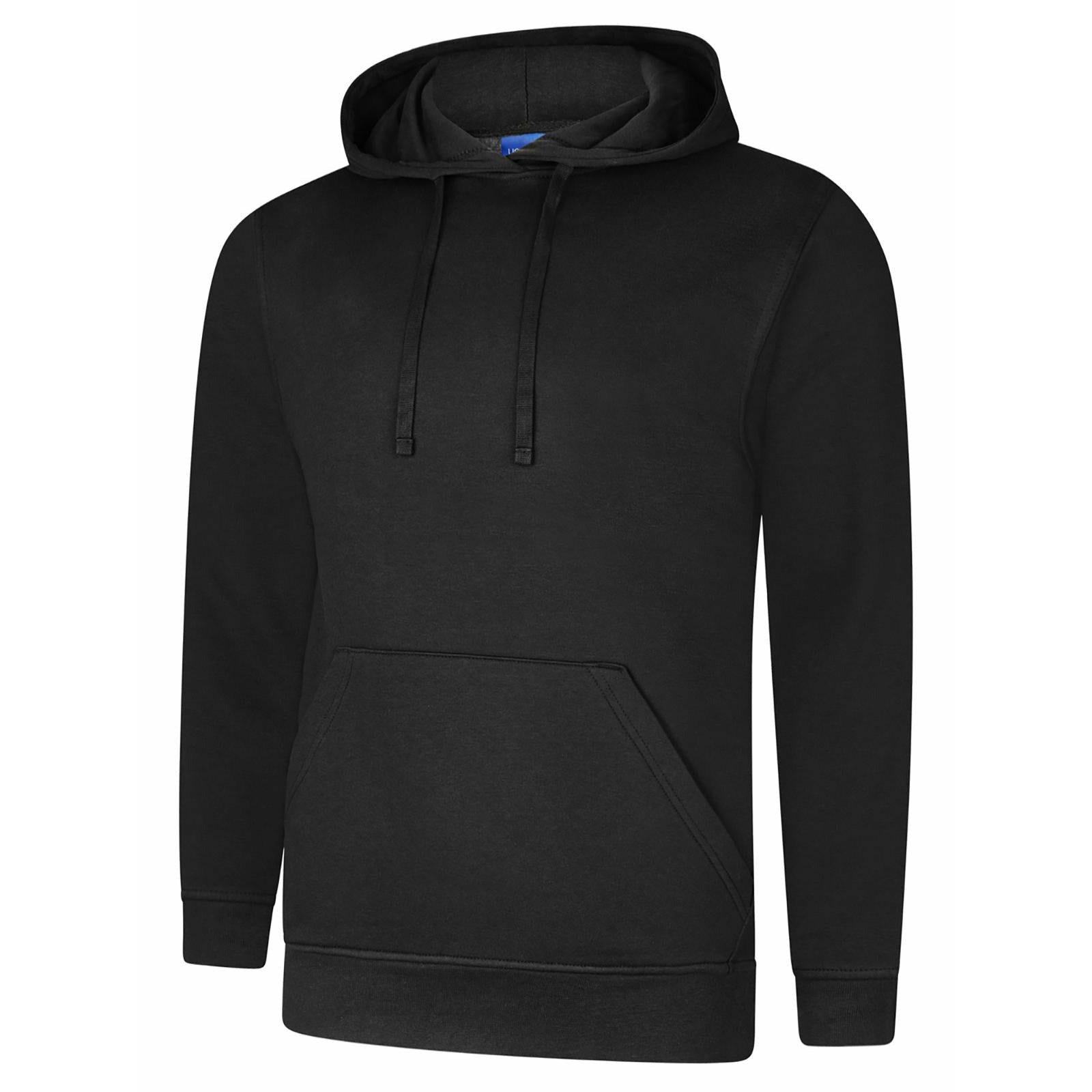 Deluxe Hooded Sweatshirt (L - 2XL) Black