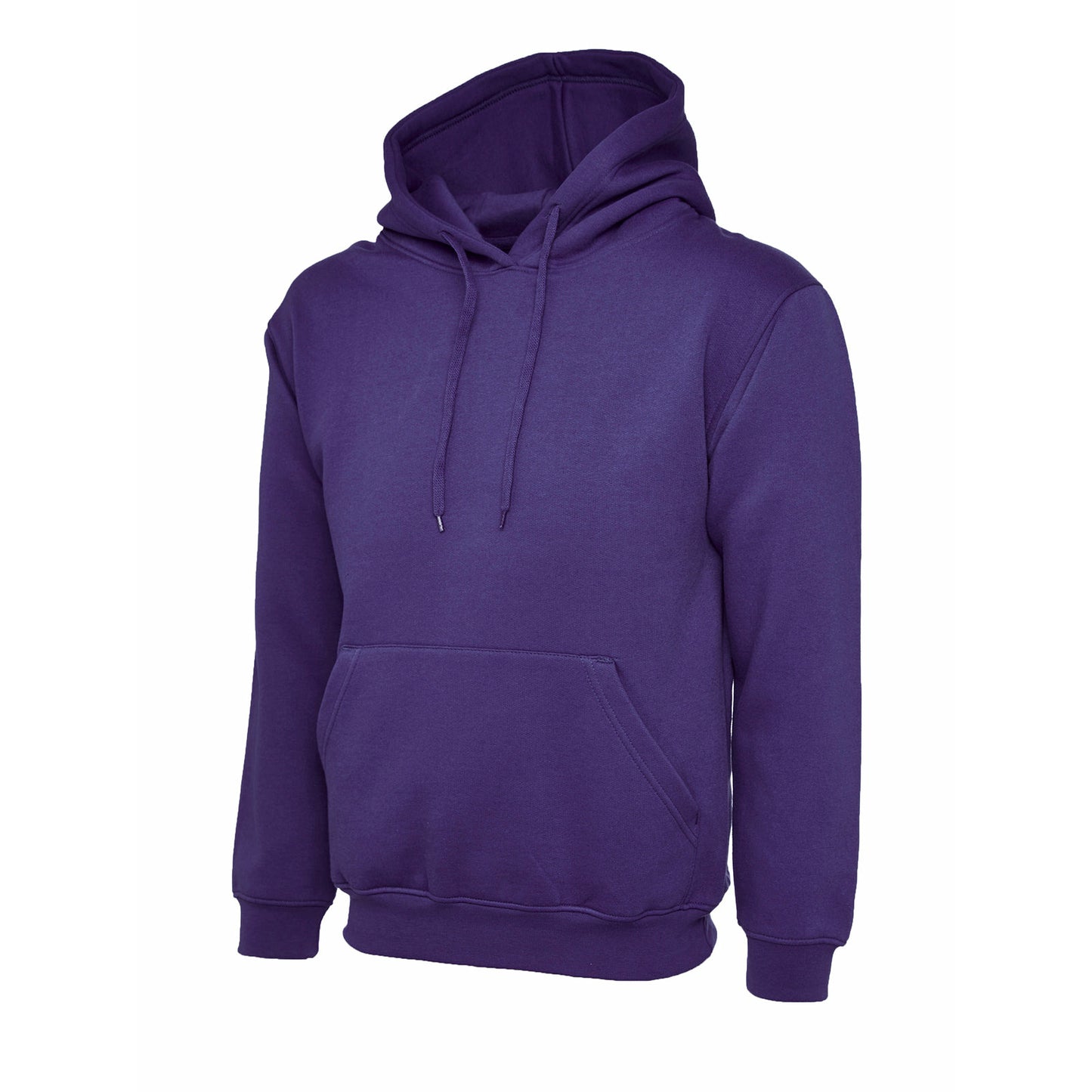 Ladies Deluxe Hooded Sweatshirt Purple