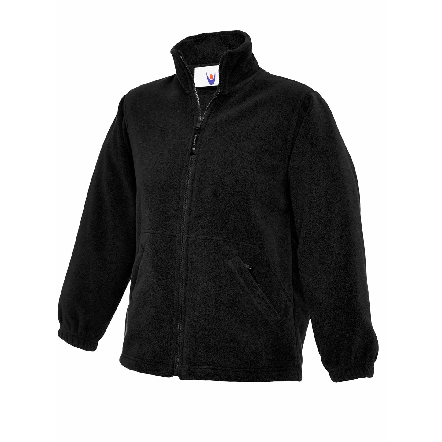 Childrens Full Zip Micro Fleece Jacket Black