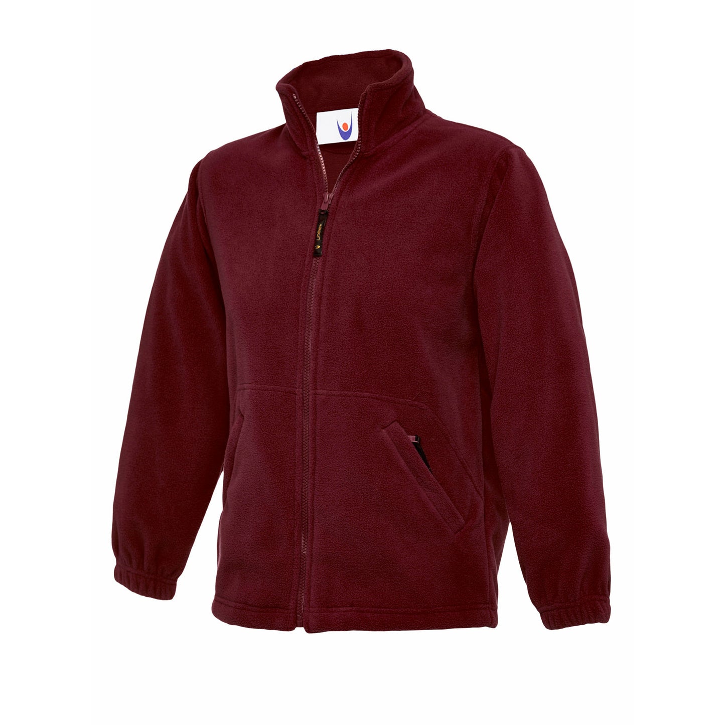 Childrens Full Zip Micro Fleece Jacket Maroon