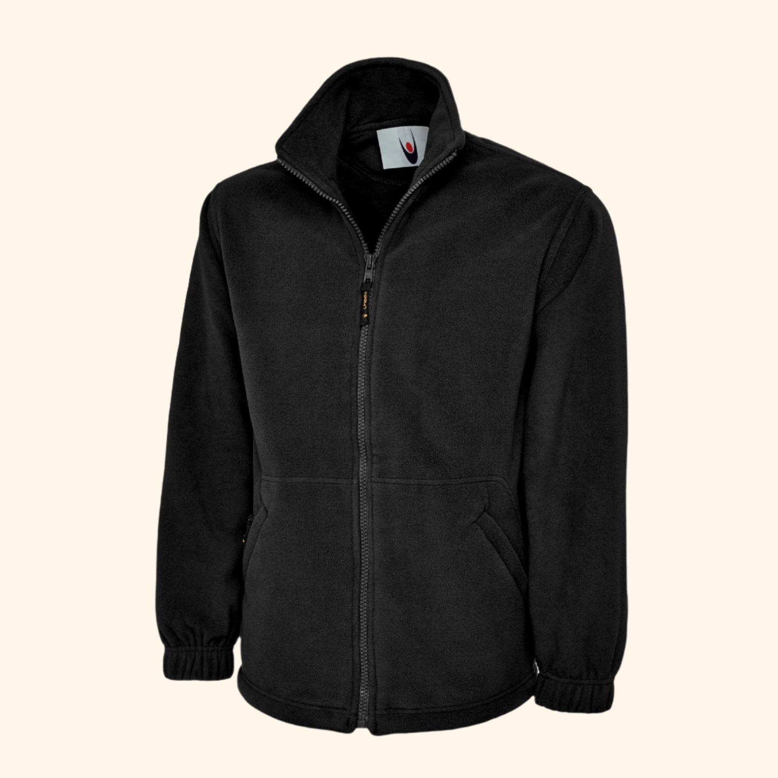 Classic Full Zip Micro Fleece Jacket Black