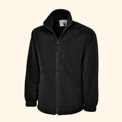 Classic Full Zip Micro Fleece Jacket Black
