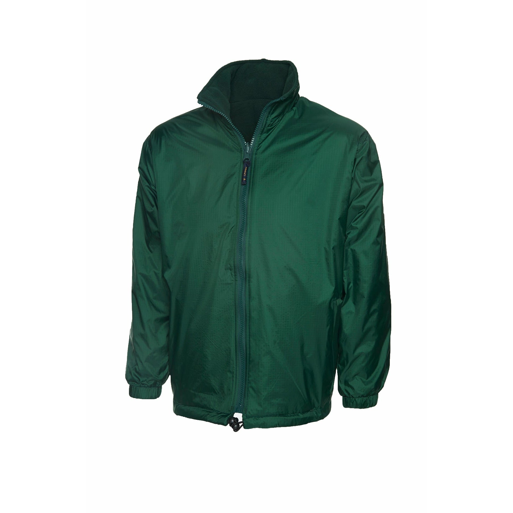 Premium reversible fleece jacket Green