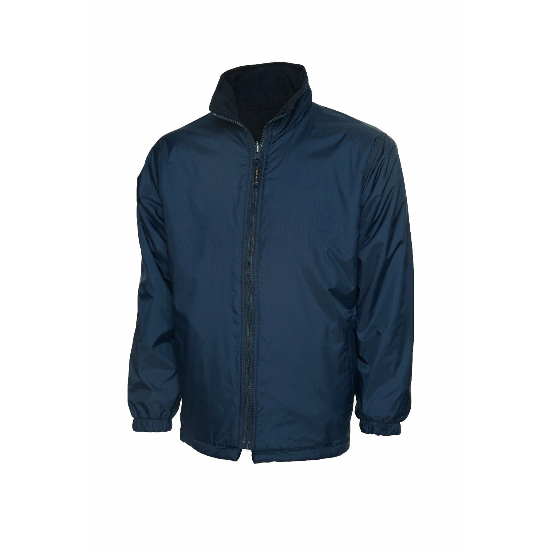 Childrens Reversible Fleece Jacket Navy