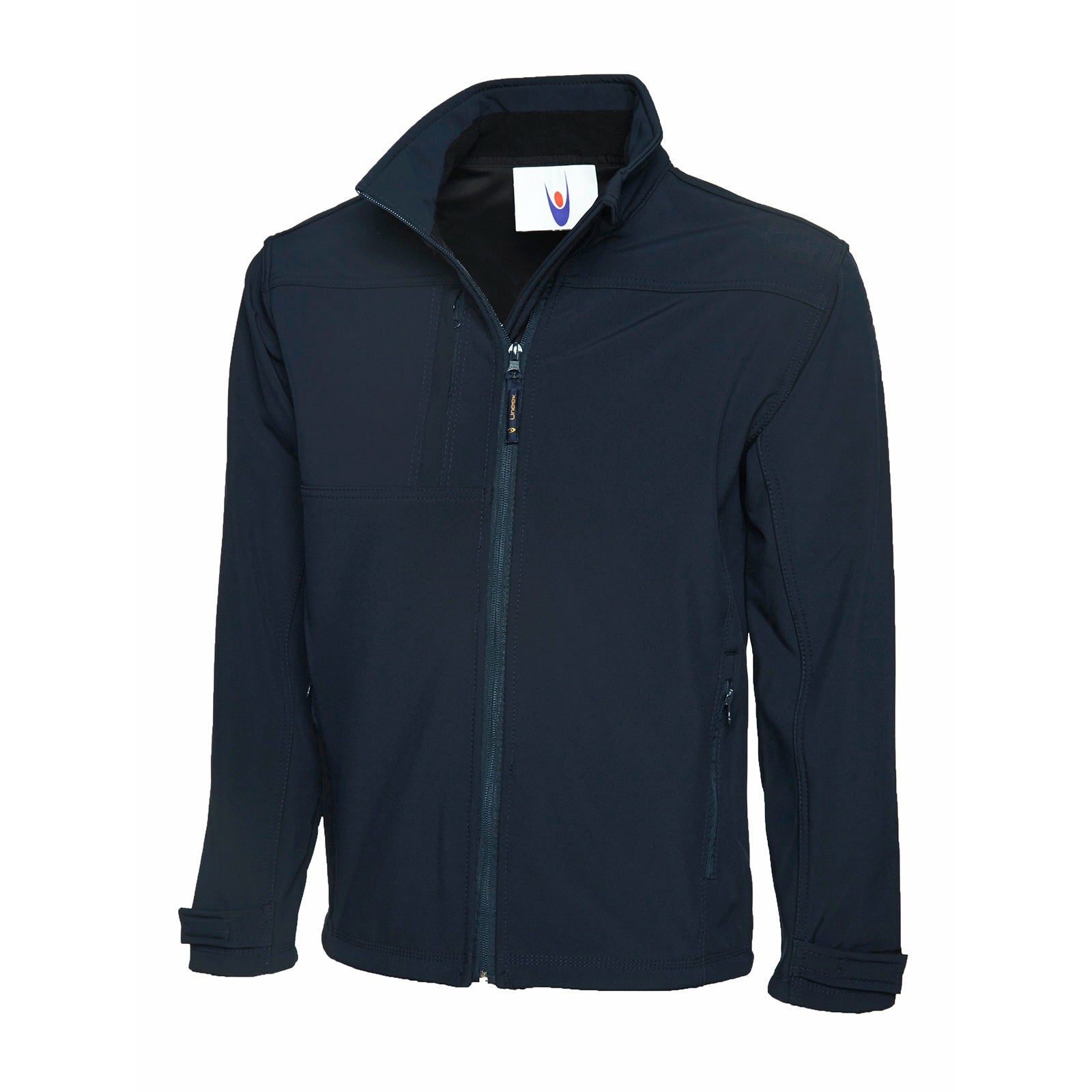 Premium full zip softshell jacket navy