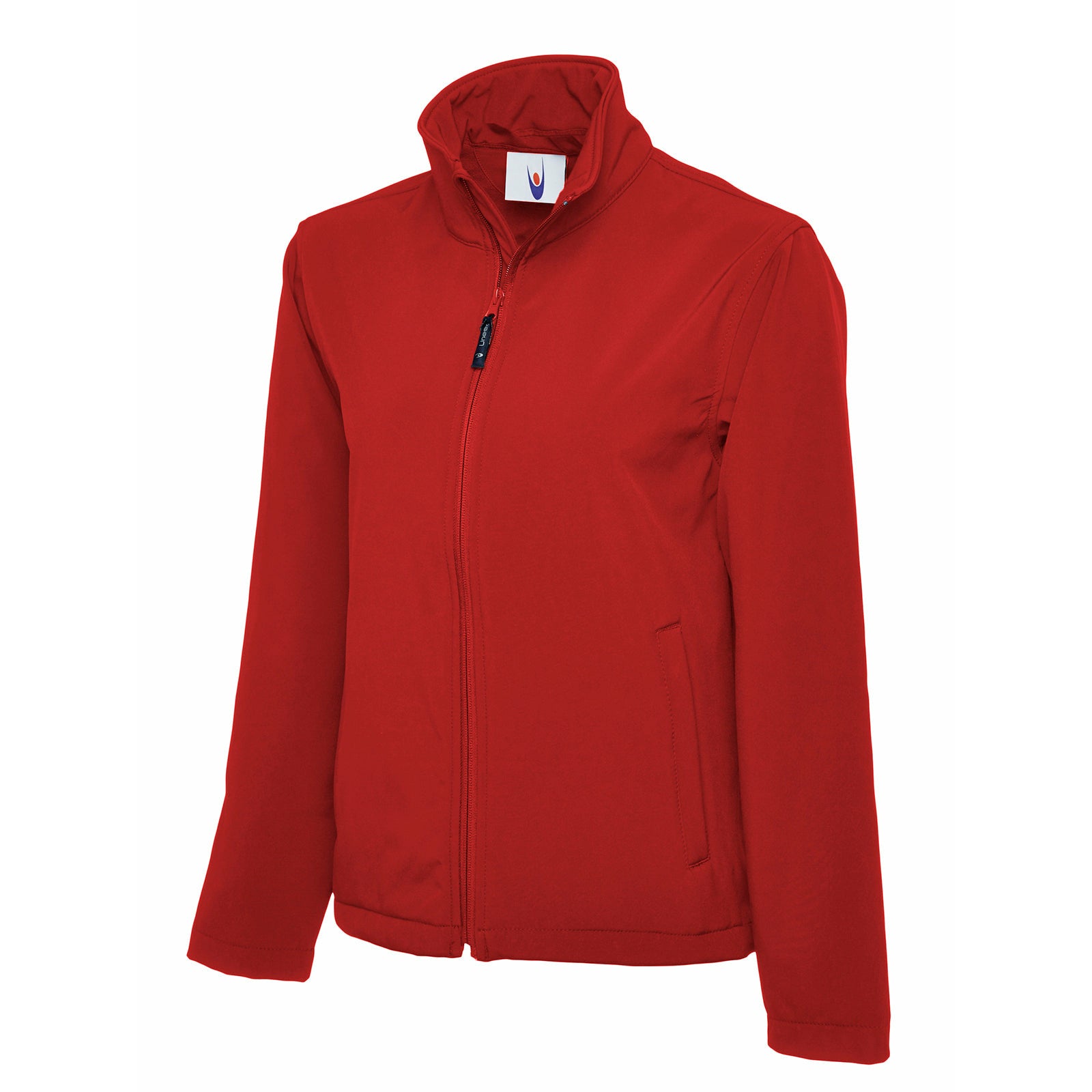Classic Full Zip Soft Shell Jacket Red