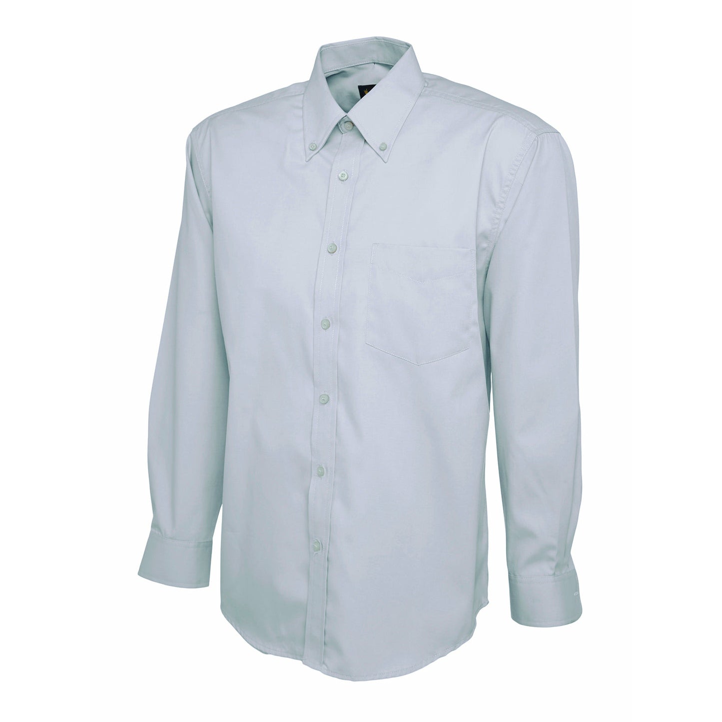 Mens Pinpoint Oxford Full Sleeve Shirt - Light Blue