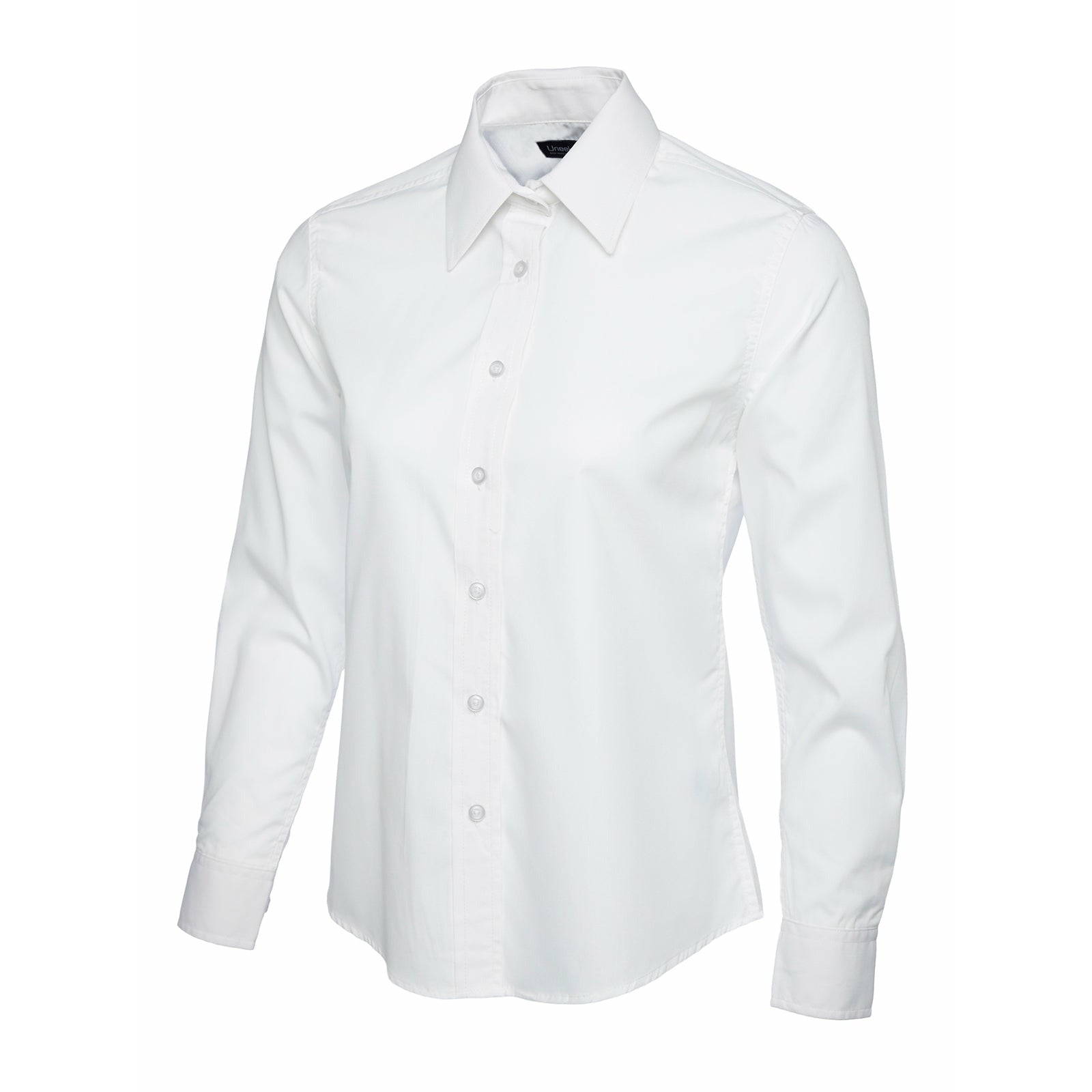 Ladies Poplin Full Sleeve Shirt - White