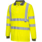 Portwest Hi-Vis Long Sleeved Polo - Yellow (Side)