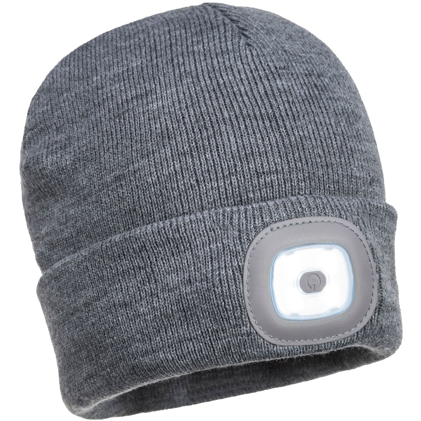 Portwest LED light Beanie - USB Rechargeable - Grey