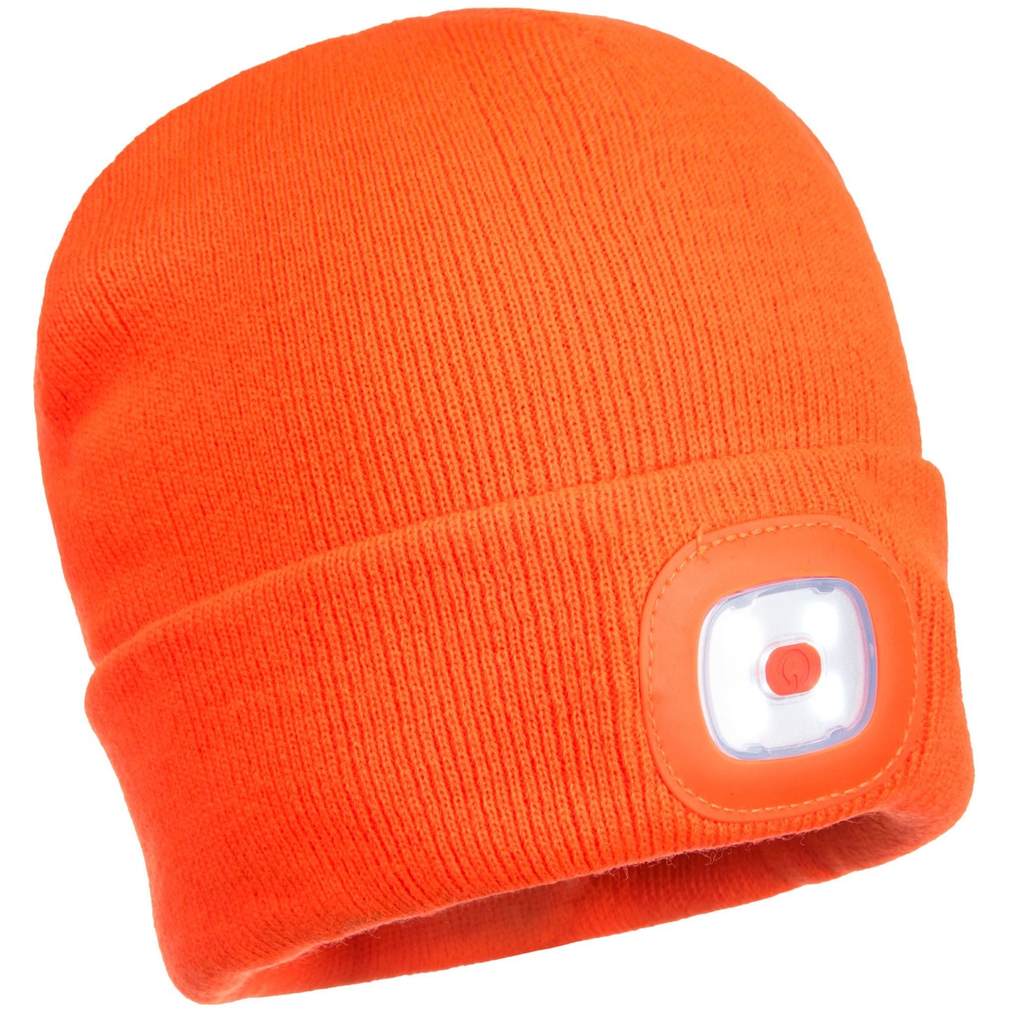 Portwest LED light Beanie - USB Rechargeable - Orange